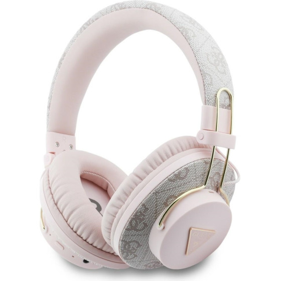 GUESS Over-ear headphones Triangle Logo Bluetooth ENC pink - (GUBHS72P4GTRDP)