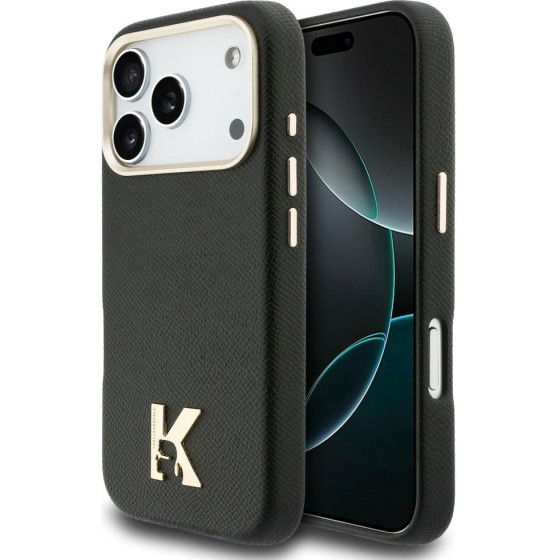 Karl Lagerfeld Case Karl Head Logo MagSafe for iPhone 17 Pro black - (KLHMP17L5PGFKHGK)