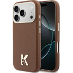 Karl Lagerfeld Case Karl Head Logo MagSafe for iPhone 17 Pro brown - (KLHMP17L5PGFKHGW)