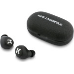 Karl Lagerfeld Earphone TWS Saffiano Logo ENC black - (KLTWSPSALMK)
