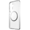 Speck Presidio Perfect-Clear Magnet - Samsung Galaxy S26 Magsafe Case (Clear/Clear/Silver) - (151059-3240)