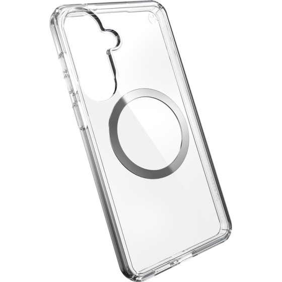 Speck Presidio Perfect-Clear Magnet - Samsung Galaxy S26+ Magsafe Case (Clear/Clear/Silver) - (151061-3240)
