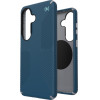 Speck Presidio2 Grip Magnet - Samsung Galaxy S26 Magsafe Case (Deep Sea/Silver Metallic/Spell Blue) - (151058-3261)