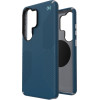 Speck Presidio2 Grip Magnet - Samsung Galaxy S26 Ultra Magsafe Case (Deep Sea/Silver Metallic/Spell Blue) - (151062-3261)
