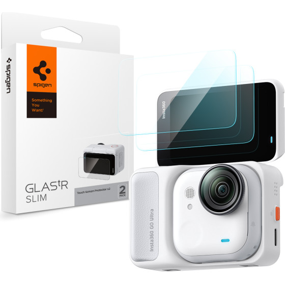 Spigen Glass Tr Slim 2 Pack - Insta360 Go Ultra - (AGL11171)