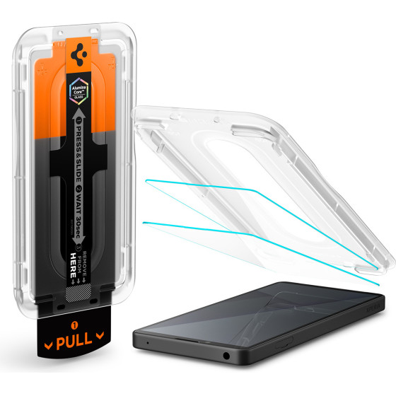 Spigen Glass Tr Ez Fit Pro 2 Pack, Transparency - Sony Xperia 10 Vii - (AGL11197)