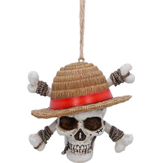 Nemesis Now: One Piece - Luffy Jolly Roger Hanging Ornament (8.5x5cm) (B7358A26)