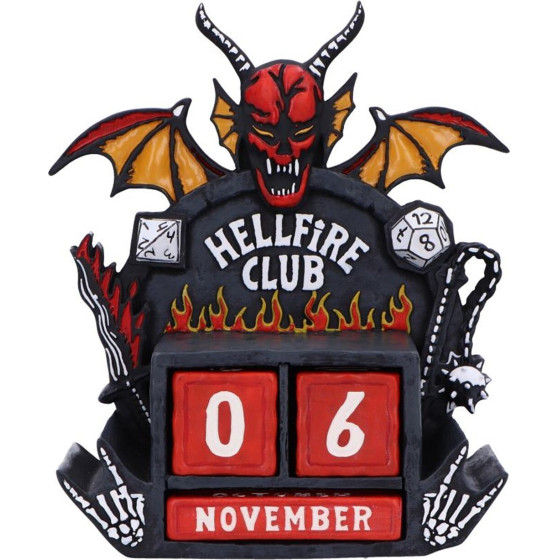 Nemesis Now: Stranger Things - Hellfire Club Perpetual Calendar (B7350C25)