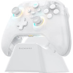 Machenike G3 V2 Wireless Game Controller With Charging Station - White - (G3 V2 Tri-Mode Controller White(Set))