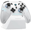 Machenike G5PRo Max Wireless Game Controller With Charging Station - White - (G5PRo Max Se Tri-Mode Controller White-Set)