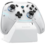 Machenike G5PRo Max Wireless Game Controller With Charging Station - White - (G5PRo Max Se Tri-Mode Controller White-Set)