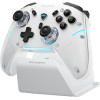 Machenike G5PRo Max Wireless Game Controller With Charging Station - White - (G5PRo Max Se Tri-Mode Controller White-Set)