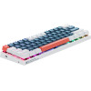 Machenike K500-B61 Wired Mechanical Gaming Keyboard With Backlight Blue Switch - Blue And White - (K500-B61 Wired Rgb Blue Switch Blue)