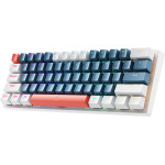 Machenike K500-B61 Wired Mechanical Gaming Keyboard With Backlight Brown Switch - Blue And White - (K500-B61 Wired Rgb Brown Switch Blue)