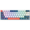 Machenike K500-B61 Wired Mechanical Gaming Keyboard With Backlight, Red Switch - White And Blue - (K500-B61 Wired Rgb Red Switch White)
