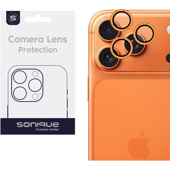 Sonique Camera Protection Lens Pro Apple Iphone 17 Pro / Iphone 17 Pro Max Cosmic Orange