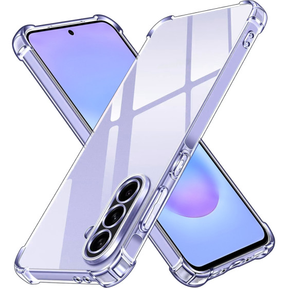 Techsuit - Shockproof Clear Silicone - Samsung Galaxy A57 5G - Clear