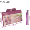 Maaleo Acrylic Markers - Set Of 16 27051 - (18807-0)