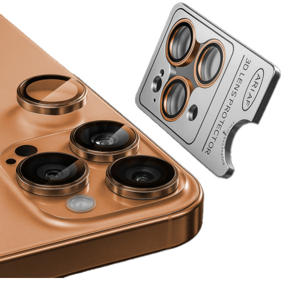 Nordic Metal Camera Lens Apple Iphone 17 Pro/ 17 Pro Max /orange/