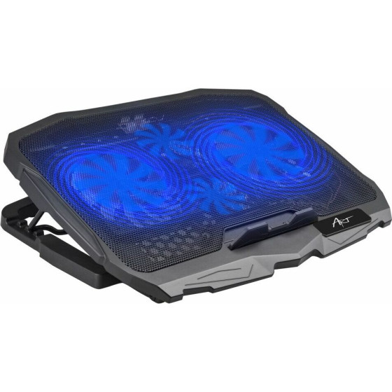 ART Cooling Stand For Laptop P4 2 x Usb A Led black