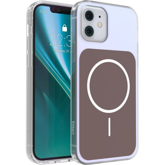 Etteri Hidden Pearl Case For Iphone 12 / 12 Pro 6,1'' brown