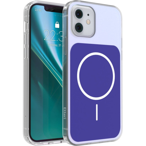 Etteri Hidden Pearl Case For Iphone 12 / 12 Pro 6,1'' Dark blue