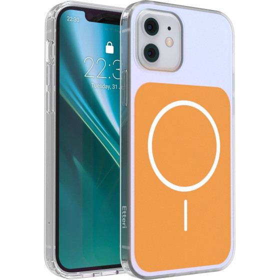 Etteri Hidden Pearl Case For Iphone 12 / 12 Pro 6,1'' orange