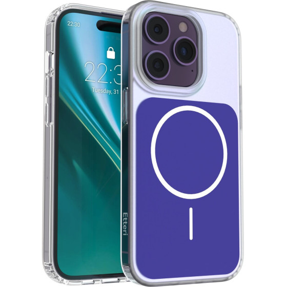 Etteri Hidden Pearl Case For Iphone 14 Pro 6,1'' Dark blue