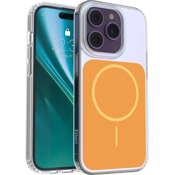 Etteri Hidden Pearl Case For Iphone 14 Pro 6,1'' orange