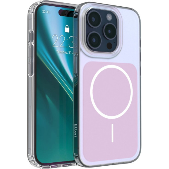 Etteri Hidden Pearl Case For Iphone 15 Pro 6,1'' pink