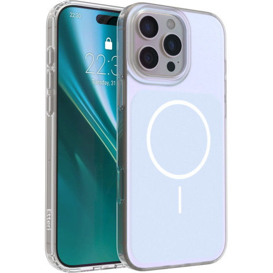 Etteri Hidden Pearl Case For Iphone 16 Pro 6,3'' Light blue