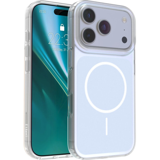 Etteri Hidden Pearl Case For Iphone 17 Pro 6,3'' Light blue
