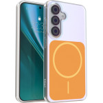 Etteri Hidden Pearl Case For Samsung S25 orange