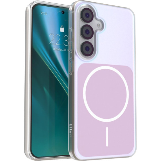 Etteri Hidden Pearl Case For Samsung S25 pink