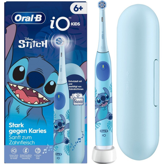 Braun Oral-B Io Kids Stitch Child Rotating Toothbrush Blue - (8700216931663)