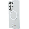 BMW M Iml Metal Metal Logo Magnetic Case For Samsung Galaxy S26 Ultra Transparent - (BMHMS26L25HSMLKT)