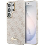 Guess Pu 4G Script Metal Logo Magnetic Case For Samsung Galaxy S26 Ultra Pink - (GUHMS26L5P4FWMSP)