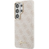 Guess Pu 4G Script Metal Logo Magnetic Case For Samsung Galaxy S26 Ultra Pink - (GUHMS26L5P4FWMSP)