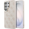 Guess Pu Leather 4G Gold Frame Magnetic Case For Samsung Galaxy S26 Ultra Pink - (GUHMS26LP4MSEGCP)