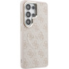 Guess Pu Leather 4G Gold Frame Magnetic Case For Samsung Galaxy S26 Ultra Pink - (GUHMS26LP4MSEGCP)