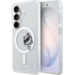 Karl Lagerfeld Iml Choupette Peekaboo Logo Magnetic Case For Iphone Samsung Galaxy S26 Transparent - (KLHMS26S6HCPSCT)