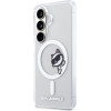 Karl Lagerfeld Iml Choupette Peekaboo Logo Magnetic Case For Iphone Samsung Galaxy S26 Transparent - (KLHMS26S6HCPSCT)