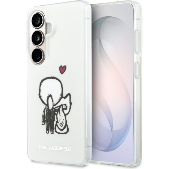 Karl Lagerfeld Iml K&Ch Back Logo Magnetic Case For Iphone Samsung Galaxy S26 Transparent - (KLHMS26S6HKCBHH)