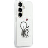 Karl Lagerfeld Iml K&Ch Back Logo Magnetic Case For Iphone Samsung Galaxy S26 Transparent - (KLHMS26S6HKCBHH)