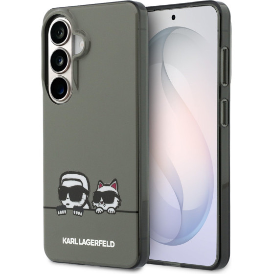 Karl Lagerfeld Iml K&Ch Peekaboo Logo Magnetic Case For Iphone Samsung Galaxy S26 Black - (KLHMS26S6HPKACK)