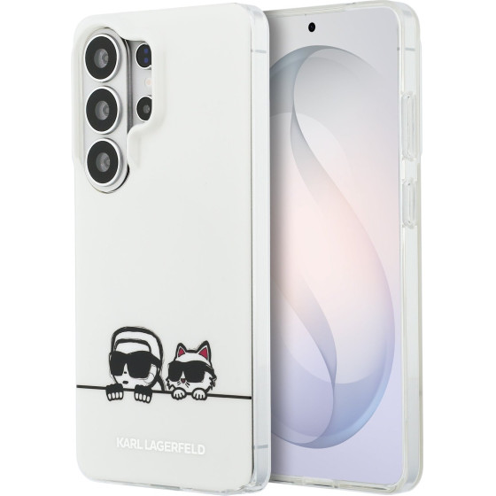 Karl Lagerfeld Iml K&Ch Peekaboo Logo Magnetic Case For Iphone Samsung Galaxy S26 Ultra White - (KLHMS26L6HPKACH)