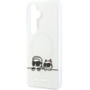 Karl Lagerfeld Iml K&Ch Peekaboo Logo Magnetic Case For Iphone Samsung Galaxy S26 White - (KLHMS26S6HPKACH)