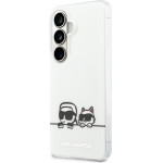 Karl Lagerfeld Iml K&Ch Peekaboo Logo Magnetic Case For Iphone Samsung Galaxy S26+ White - (KLHMS26M6HPKACH)