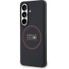 Red Bull Pu Leather Meshed Red Ring Magnetic Case For Samsung Galaxy S26 Navy - (RBHMS26S24PUILVR)