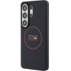Red Bull Pu Leather Meshed Red Ring Magnetic Case For Samsung Galaxy S26 Ultra Navy - (RBHMS26L24PUILVR)